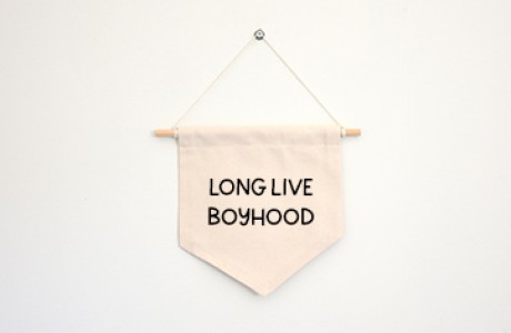 Wall flag | Long live boyhood