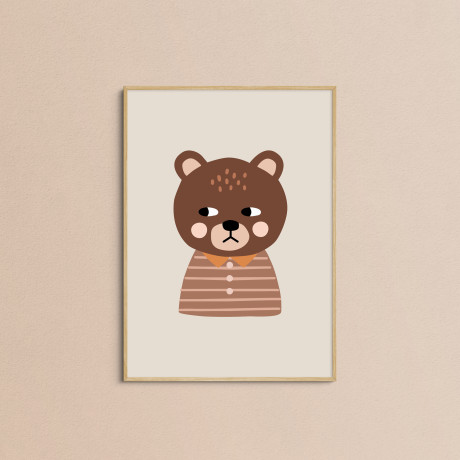 Kids wall art | Bear