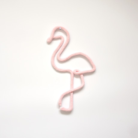 Knitted shape | Flamingo