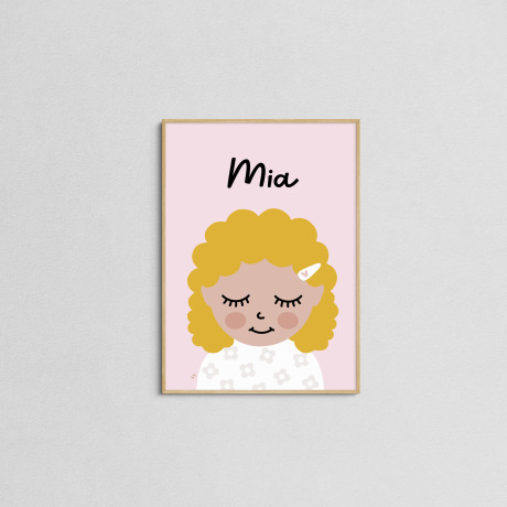 Happy little soul | Personalized Kids illustration