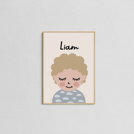 Happy little soul | Personalized Kids illustration