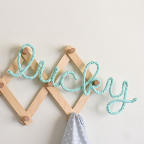 Knitted word | Lucky