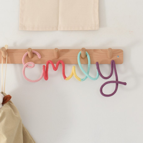 Custom knitted name/word | multicolor 
