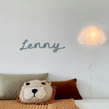 Personalized knitted name/word | Lenny font