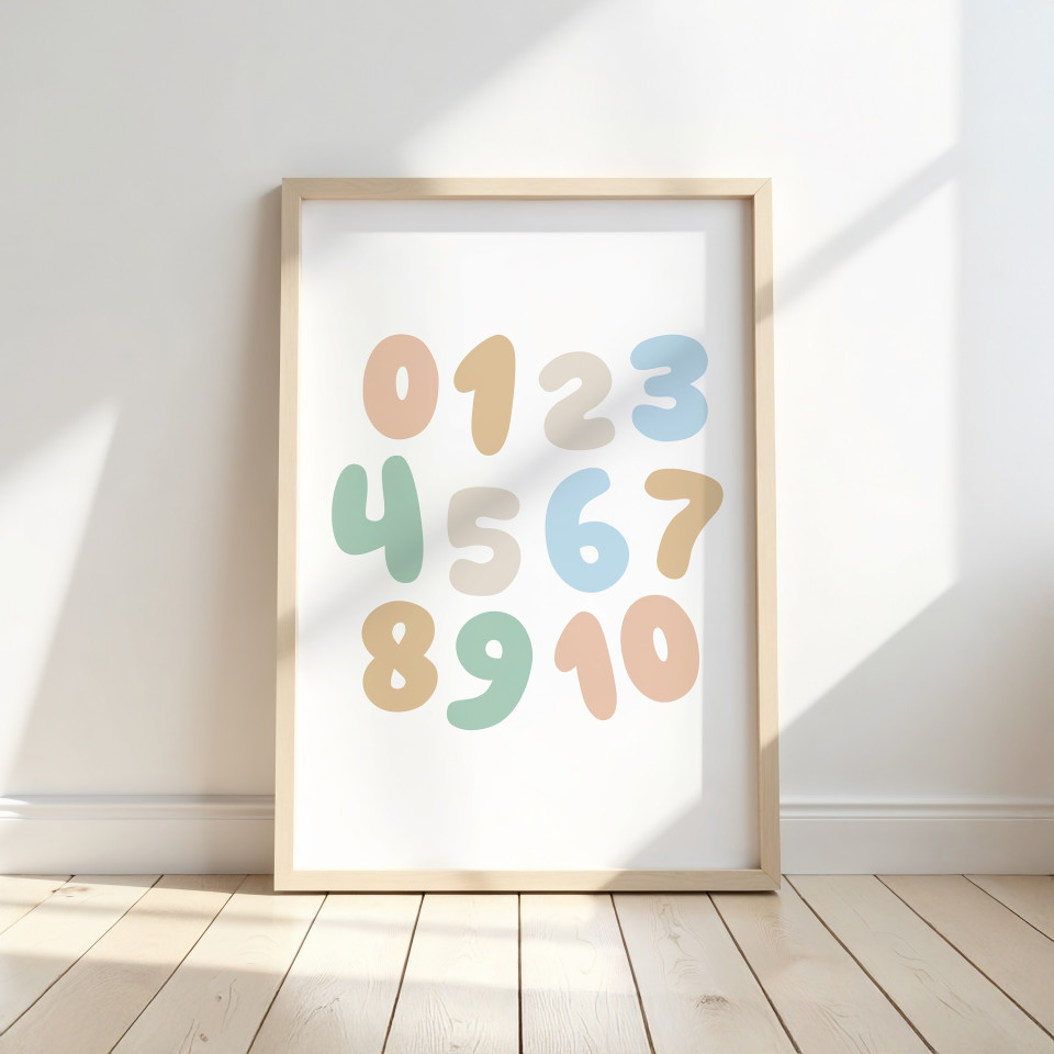 Educational print | Numbers