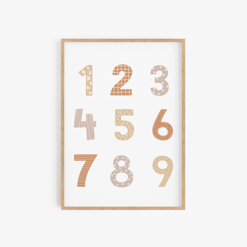 Educational print | Numbers