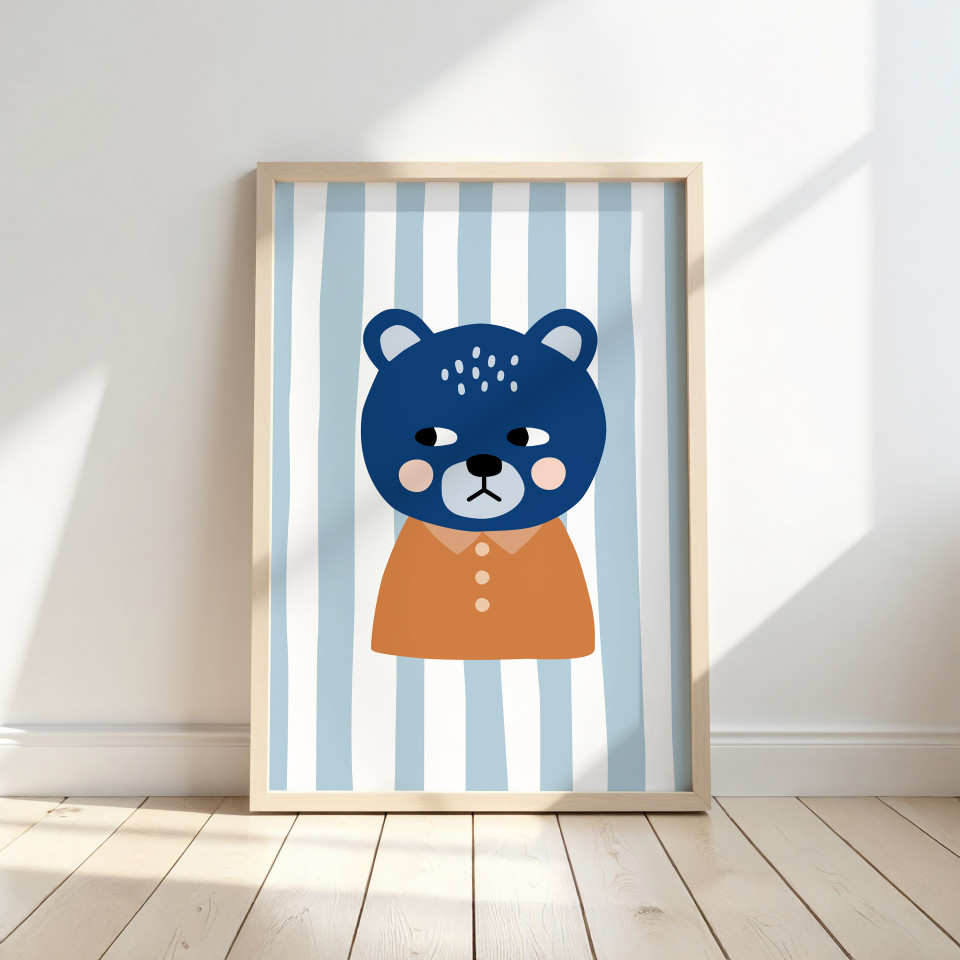 Kids wall art | Bear