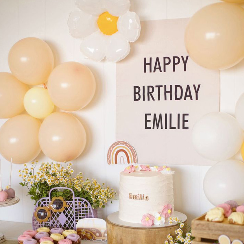 Custom wall banner |  Happy birthday