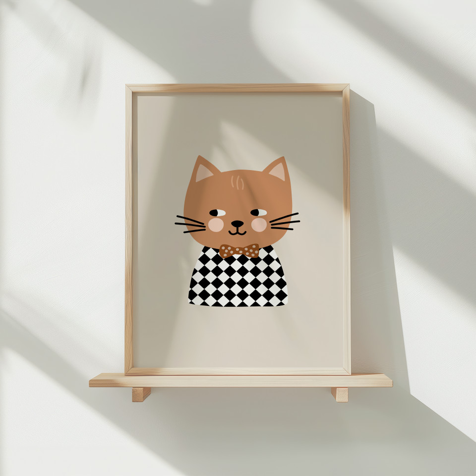 Kids wall art | Cat