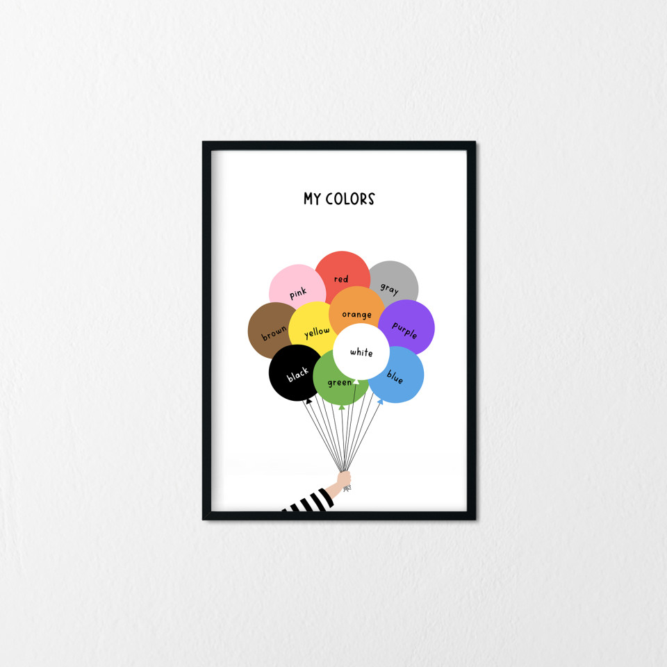 Educational print | Colors