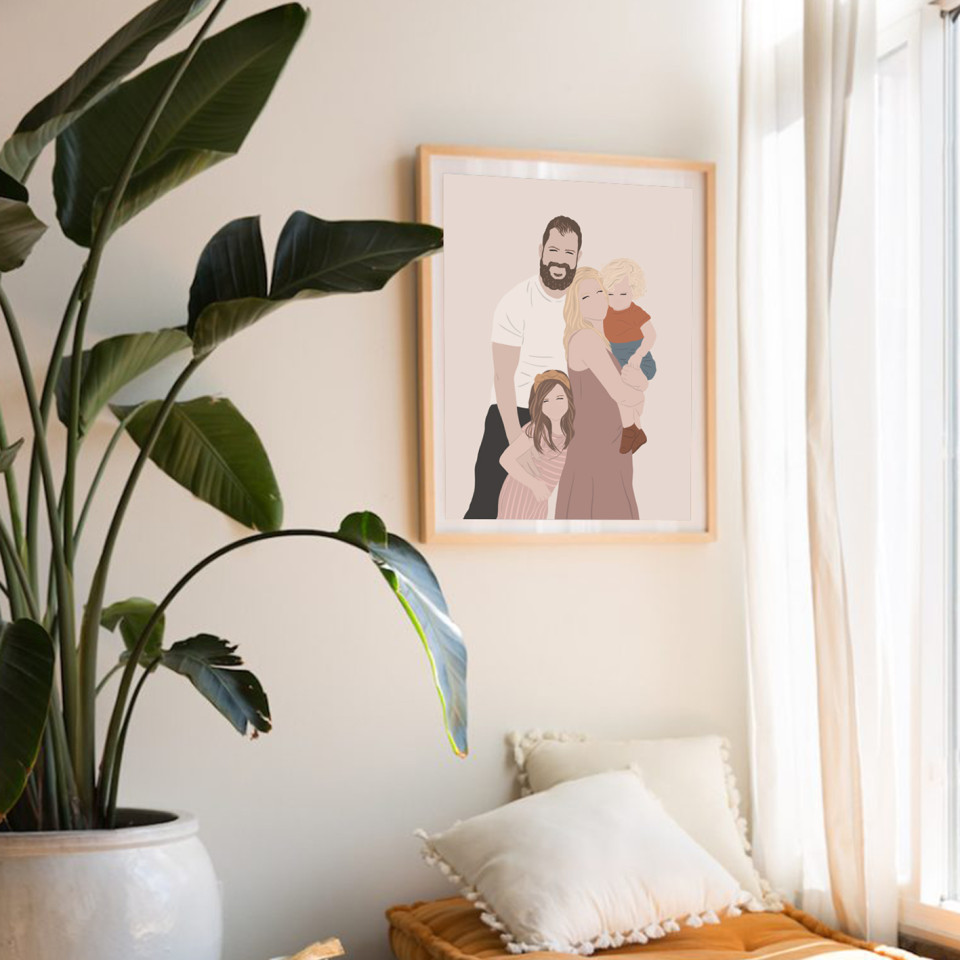 Custom portrait with details | 1-12 characters