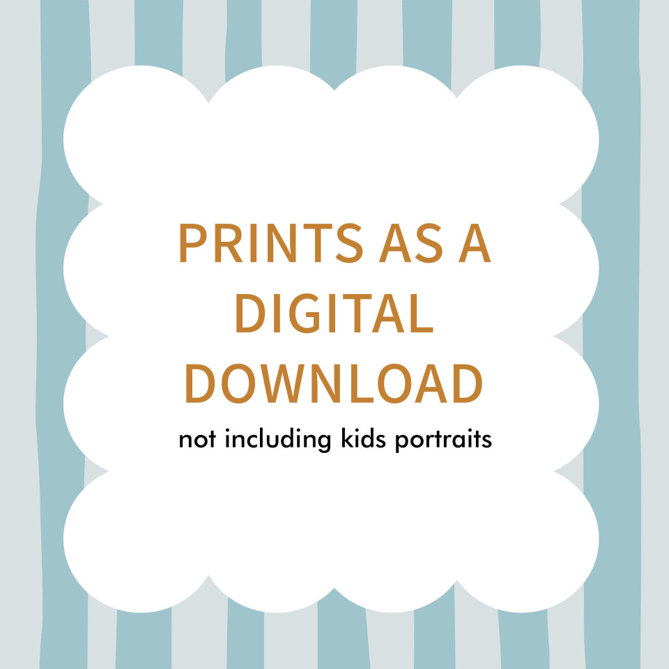 Prints as digital download