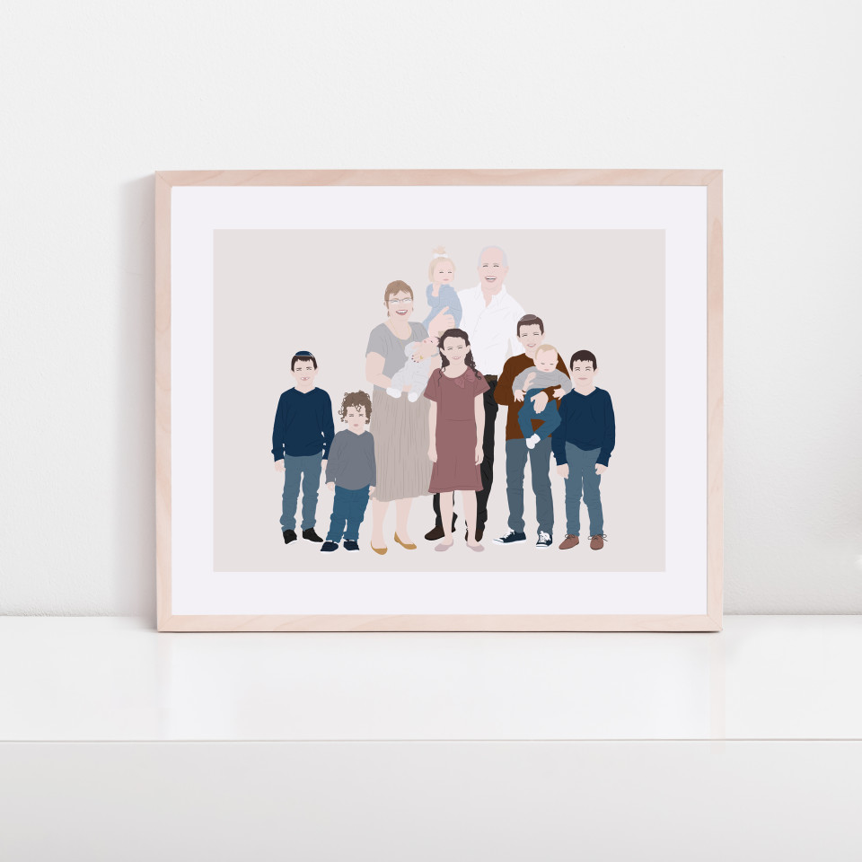 יותר מתמונה: מתנה מרגשת מהלב לסבא ולסבתא