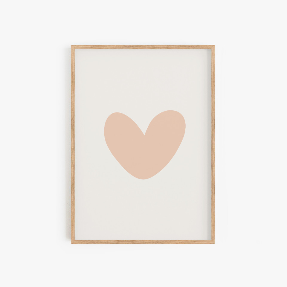 Kids wall art | Heart
