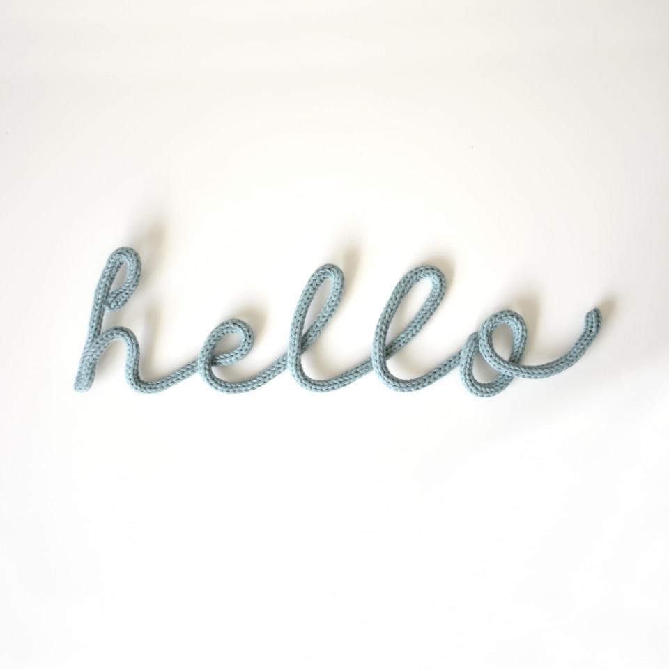 שלט לבית | hello  