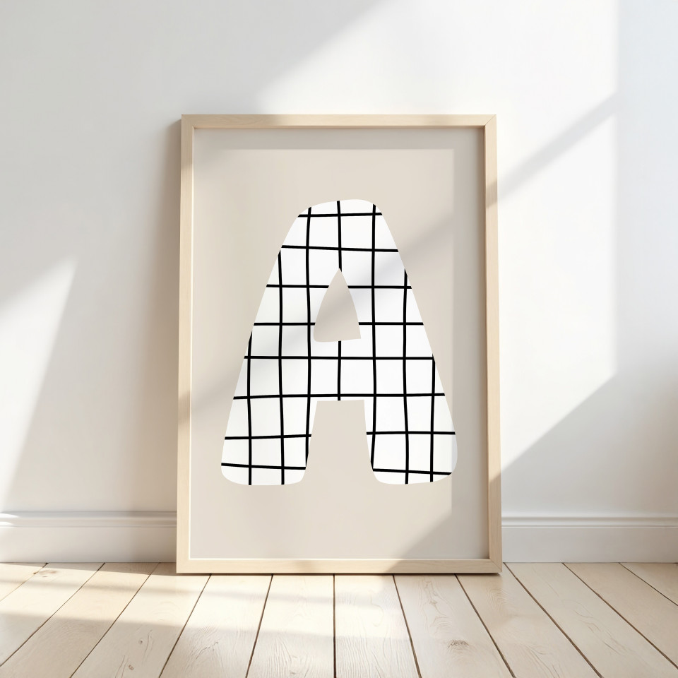 Kids wall art | Initial