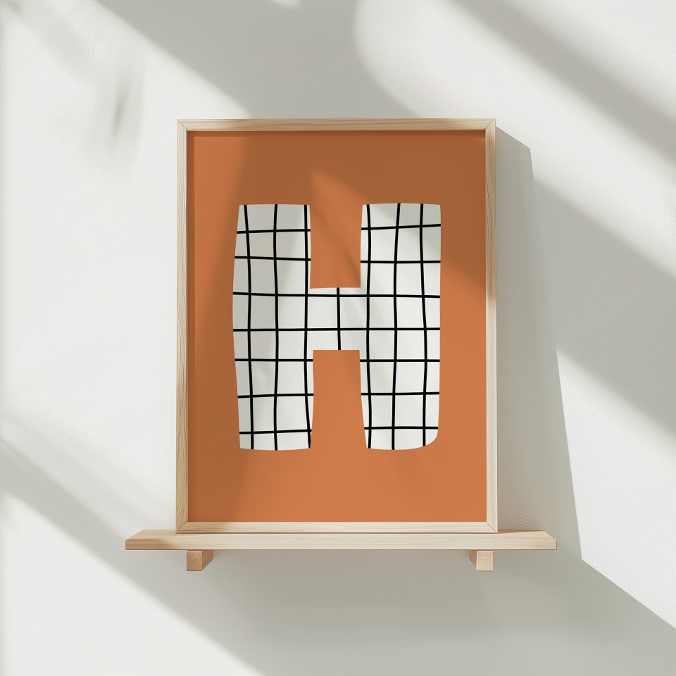 Kids wall art | Initial