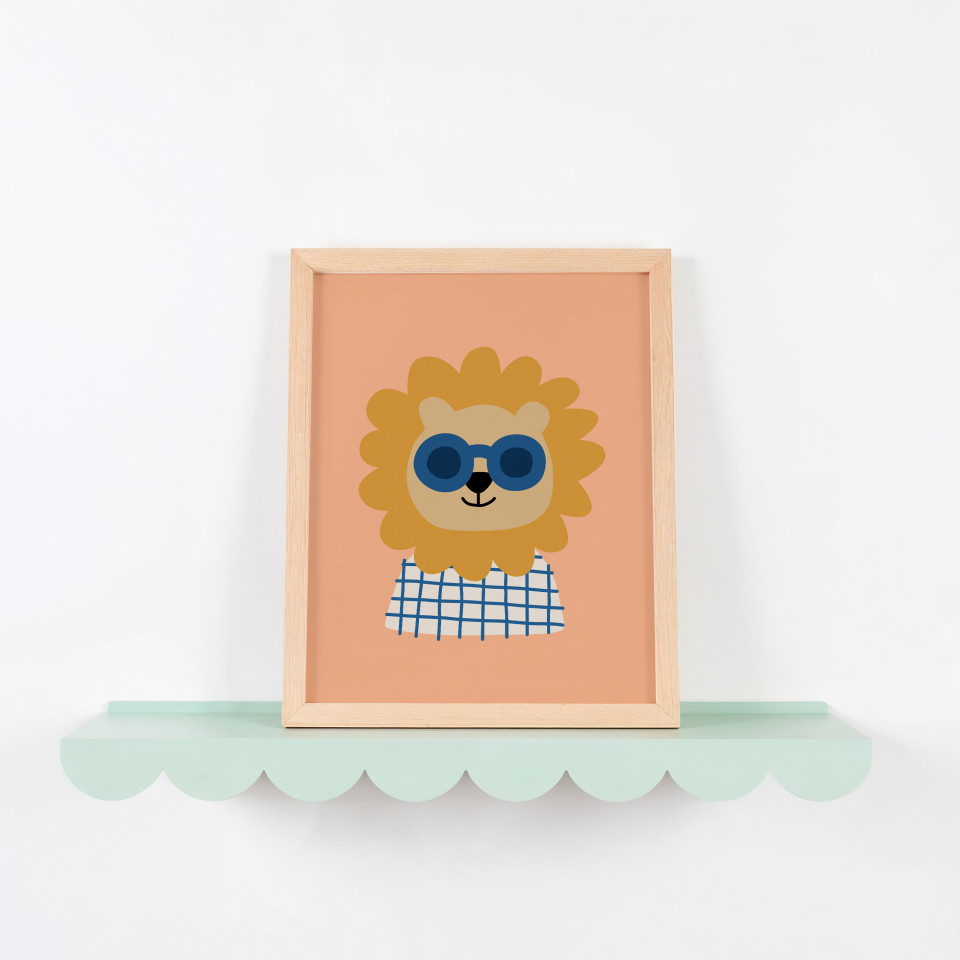 Kids wall art | Lion