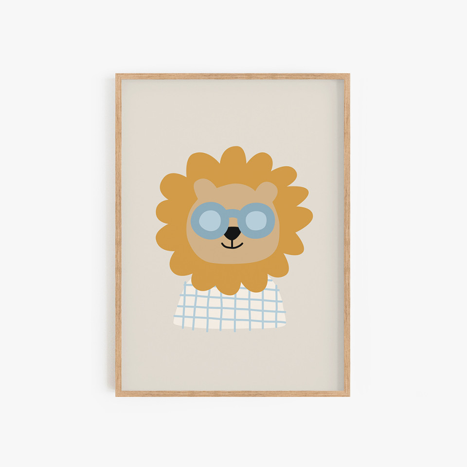 Kids wall art | Lion
