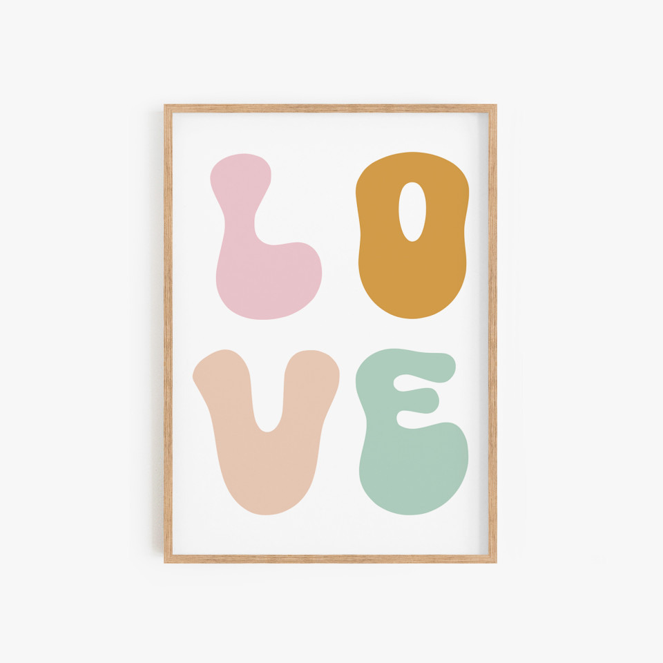Kids wall art | Love