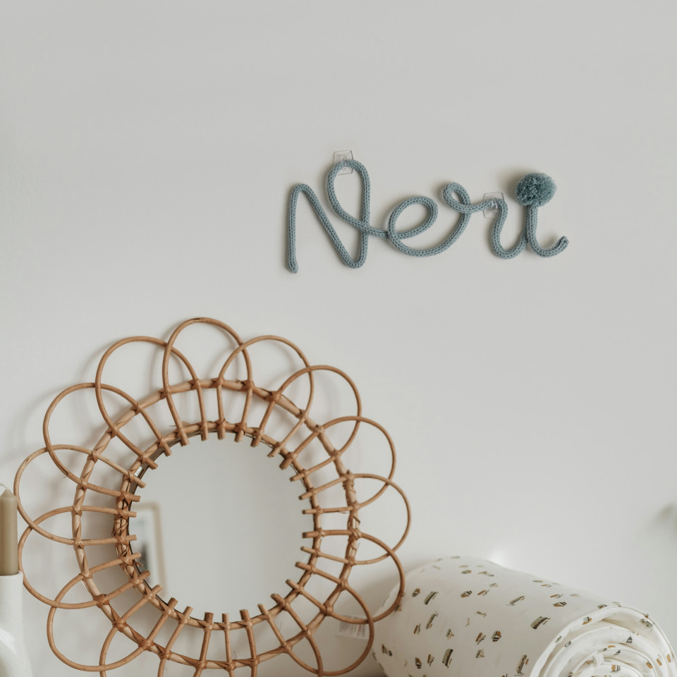 Personalized knitted name/word | Emily font