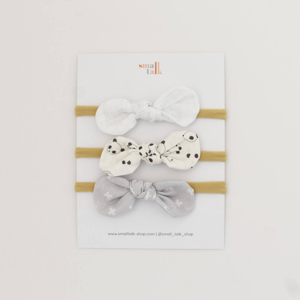 מארז שלישיית פפיונים גריד, פנדה ופלוסים | סיכות או סרטים