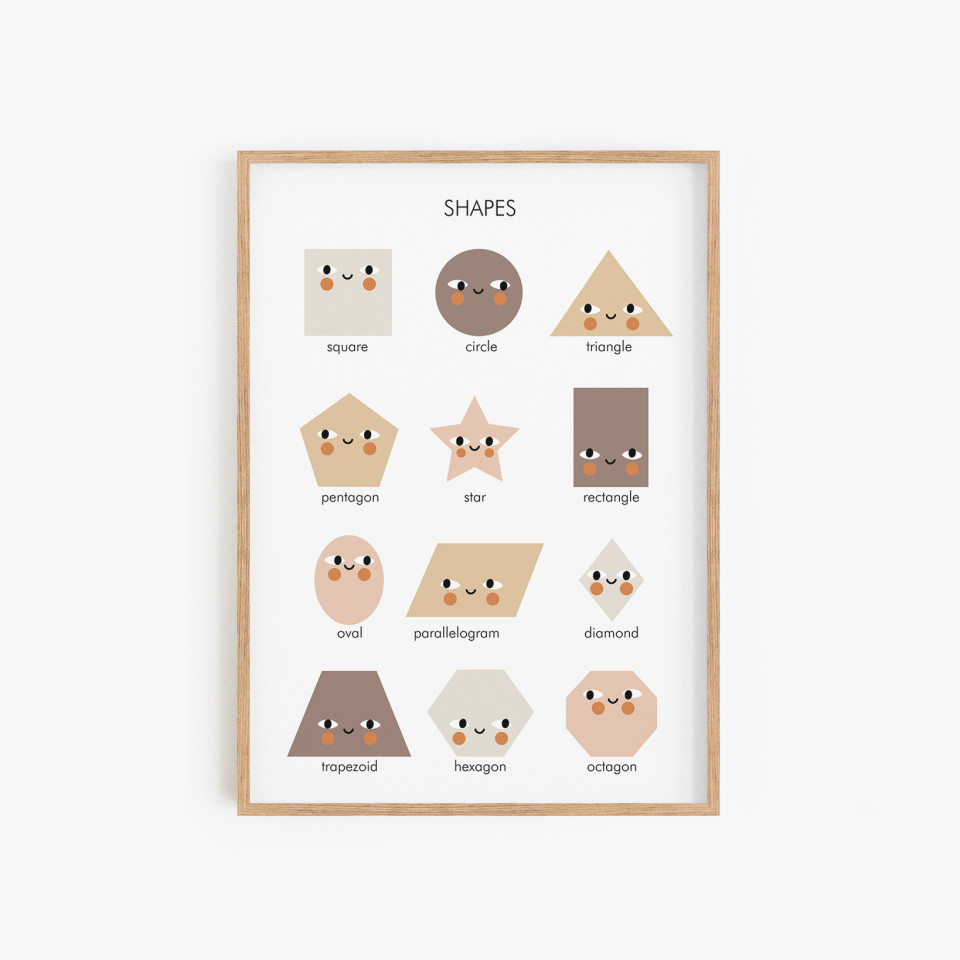 Educational print | Shapes