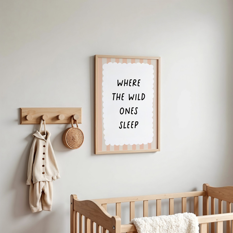Kids wall art | Where the wild ones