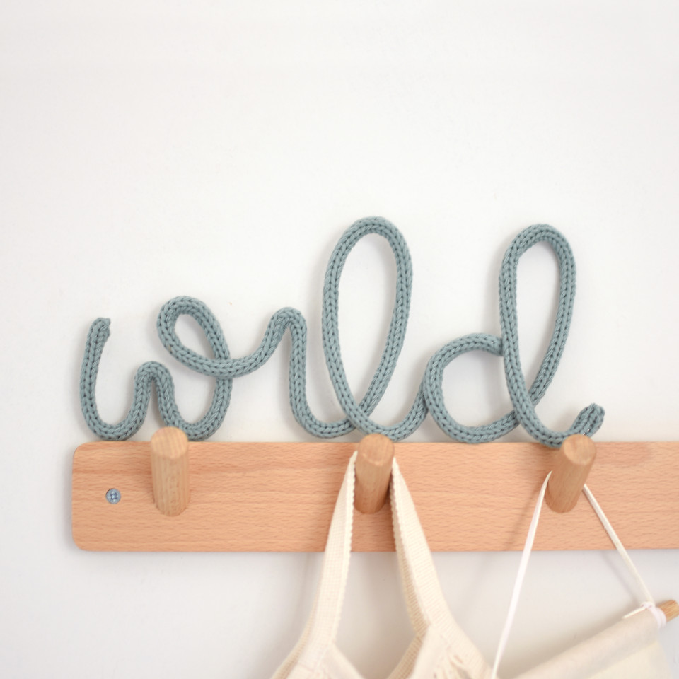 Knitted word | wild